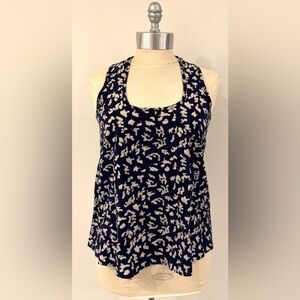 Jan & Christina Barboglio Vintage 1980s Batik Sleeveless Top Size 4